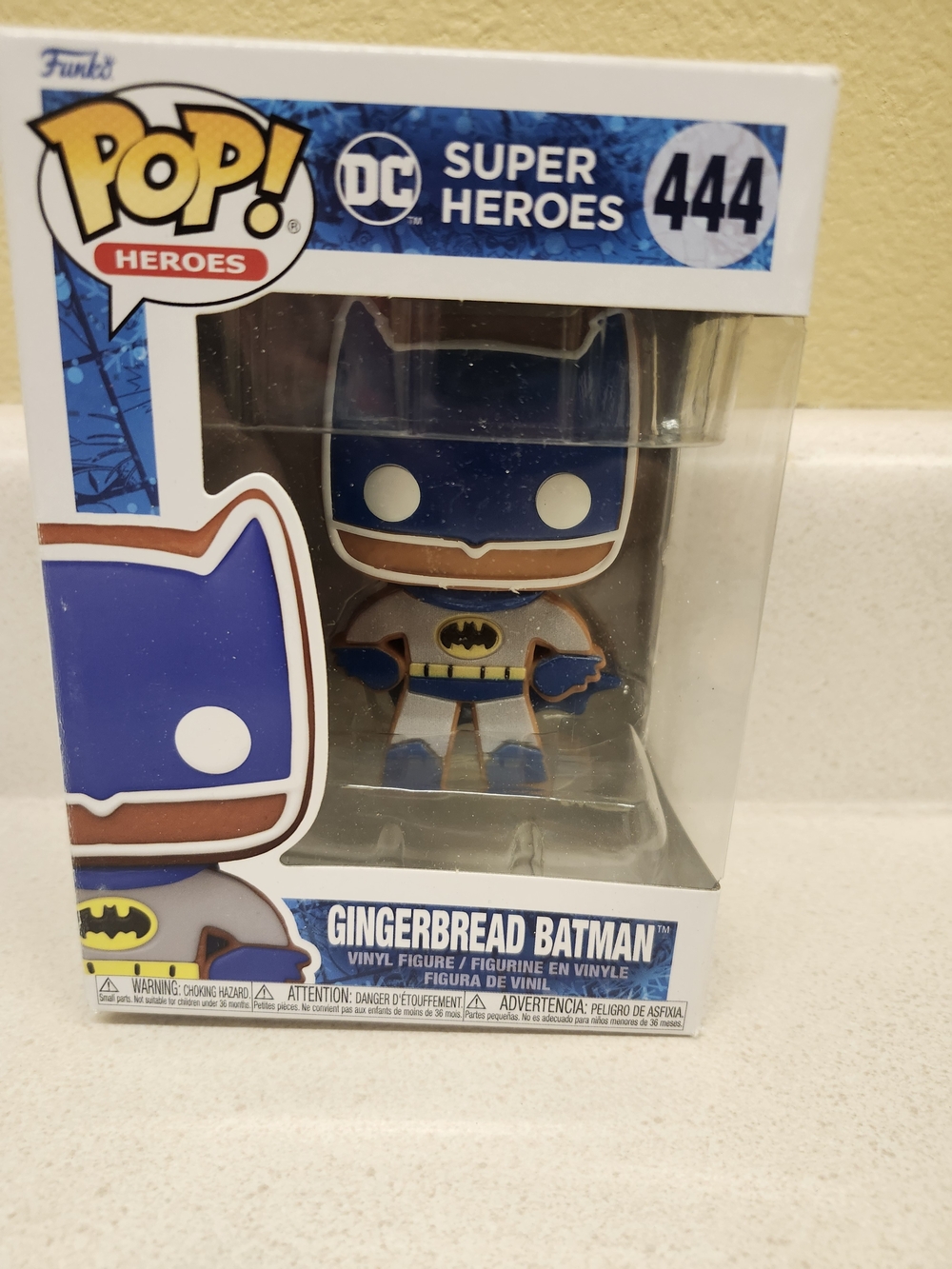Funko Pop! Gingerbread Batman #444 - Blue & Brown